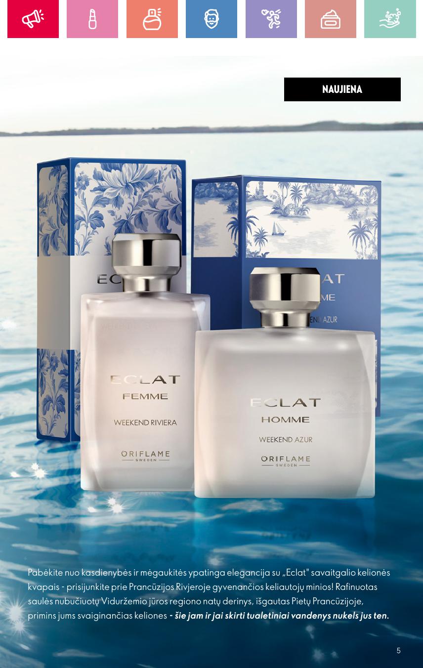Naujas ORIFLAME katalogas galioja 2025.06.22 - 2025.07.12