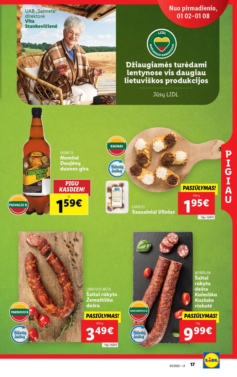 Naujausias LIDL kaininis katalogas 2023.01.02 - 2023.01.08