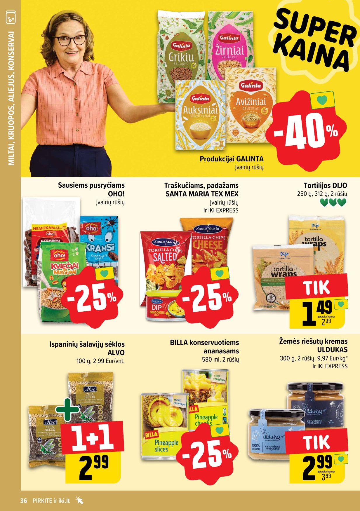 IKI SAVAITĖLĖ akcijų ir nuolaidų leidinys Nr.34 2025.08.18 - 2025.08.24