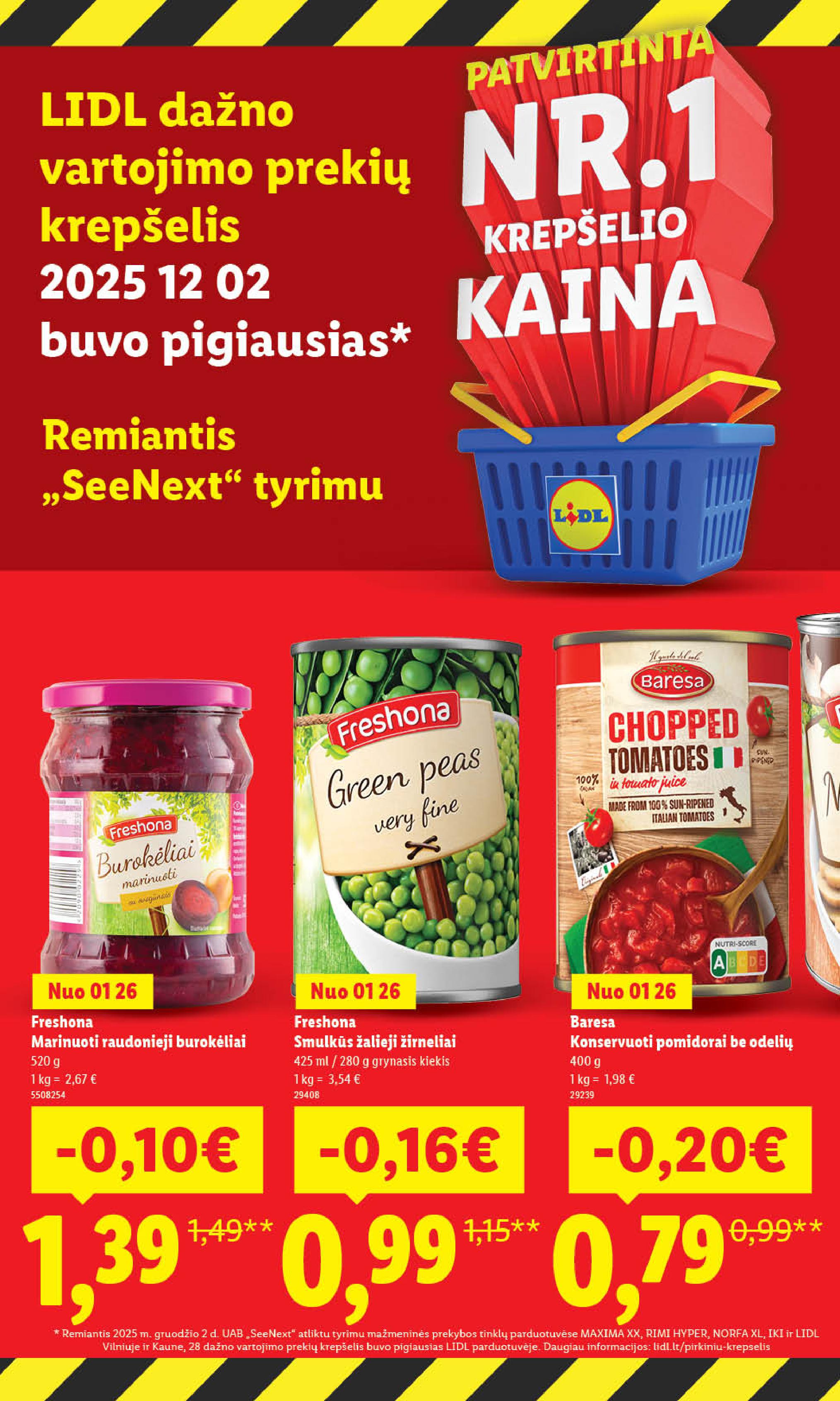 Naujausias LIDL kaininis katalogas 2026.01.26 - 2026.02.01