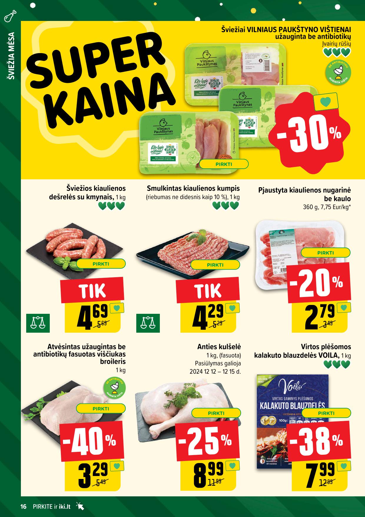 Naujausias IKI kaininis katalogas 2024.12.09 - 2024.12.15
