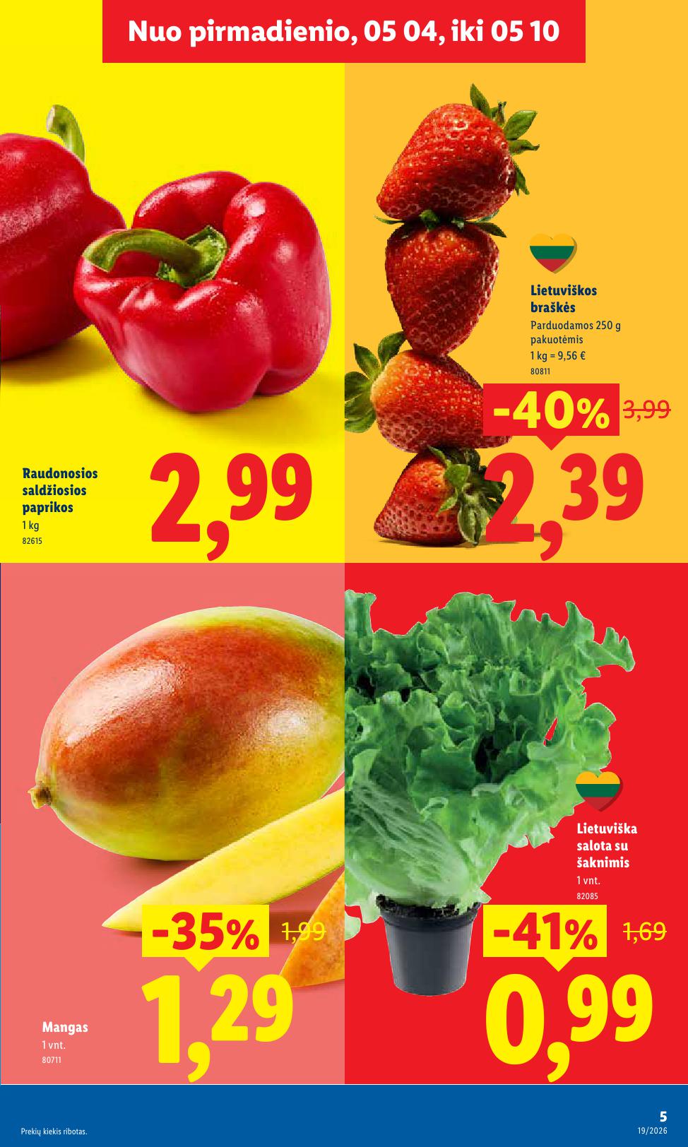 Naujausias LIDL kaininis katalogas 2026.05.04 - 2026.05.10