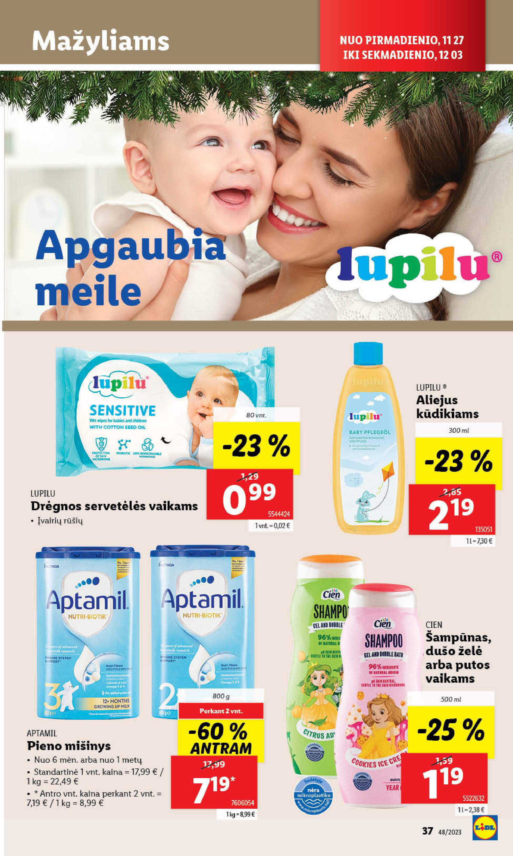 Naujausias LIDL kaininis katalogas 2023.11.27 - 2023.12.03