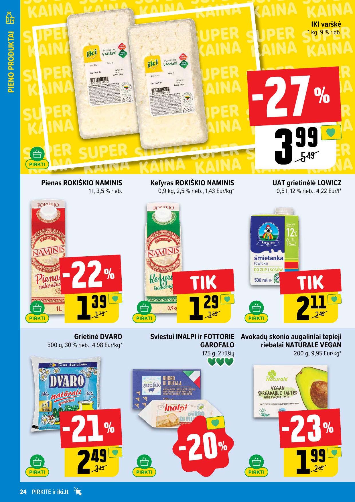 Naujausias IKI kaininis katalogas 2026.01.26 - 2026.02.01