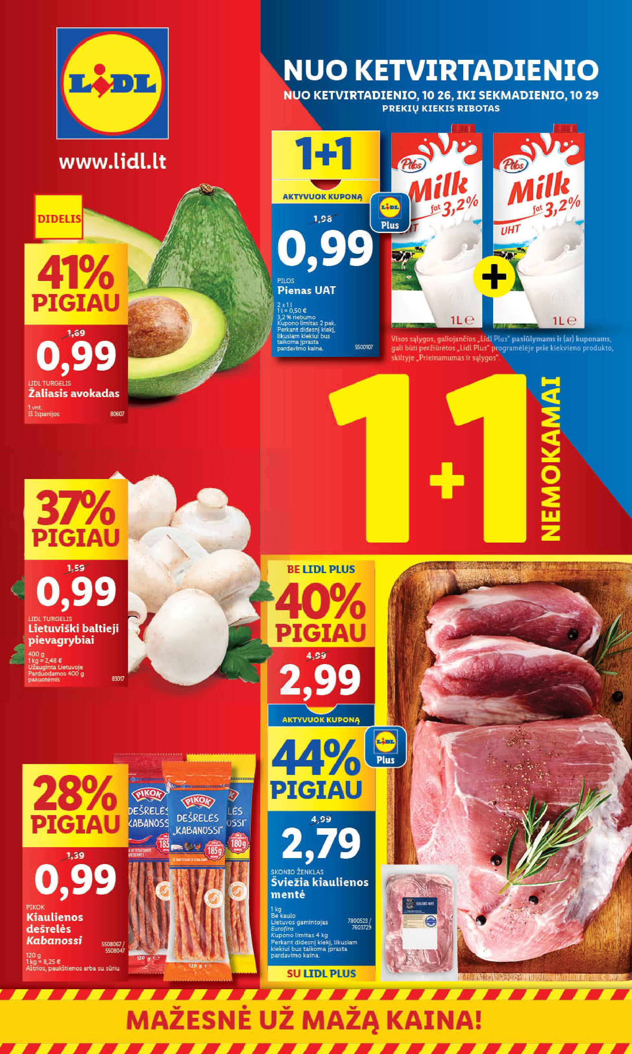 Naujausias LIDL kaininis katalogas 2023.10.23 - 2023.10.29