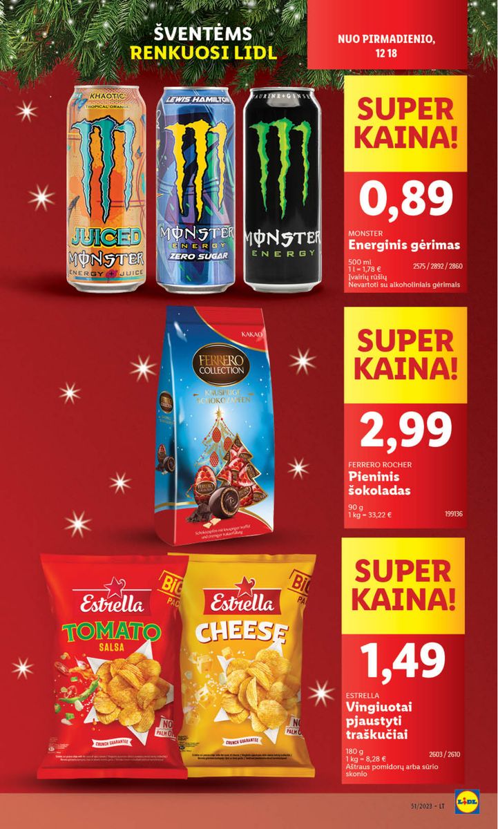 Naujausias LIDL kaininis katalogas 2023.12.18 - 2023.12.24