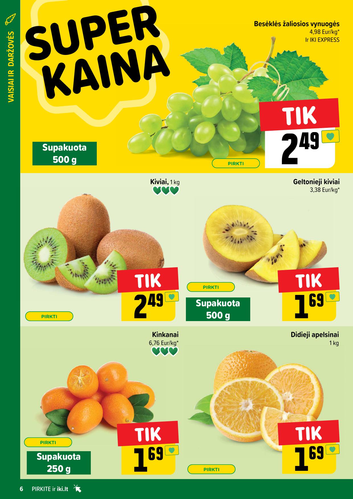 Naujausias IKI kaininis katalogas 2025.01.06 - 2025.01.12