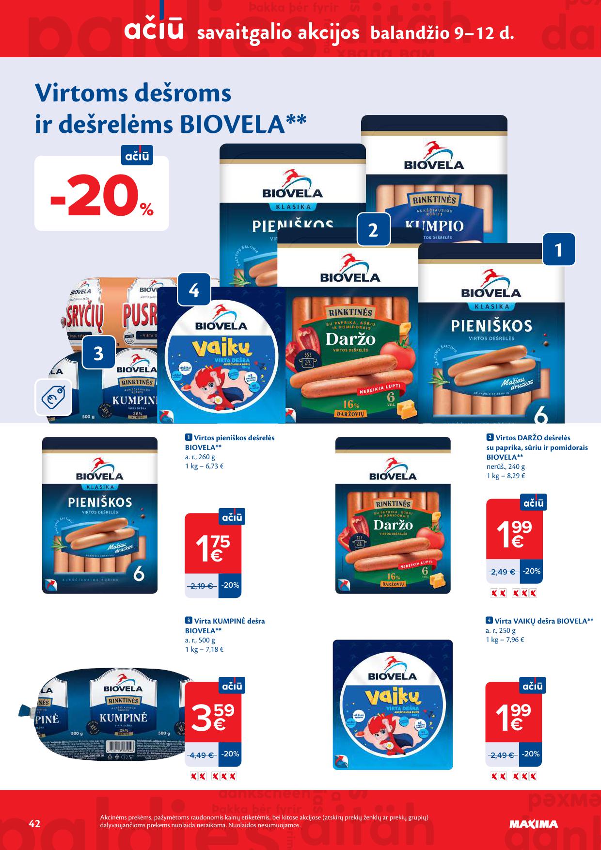Naujausias MAXIMA kaininis katalogas 2026.04.07 - 2026.04.13