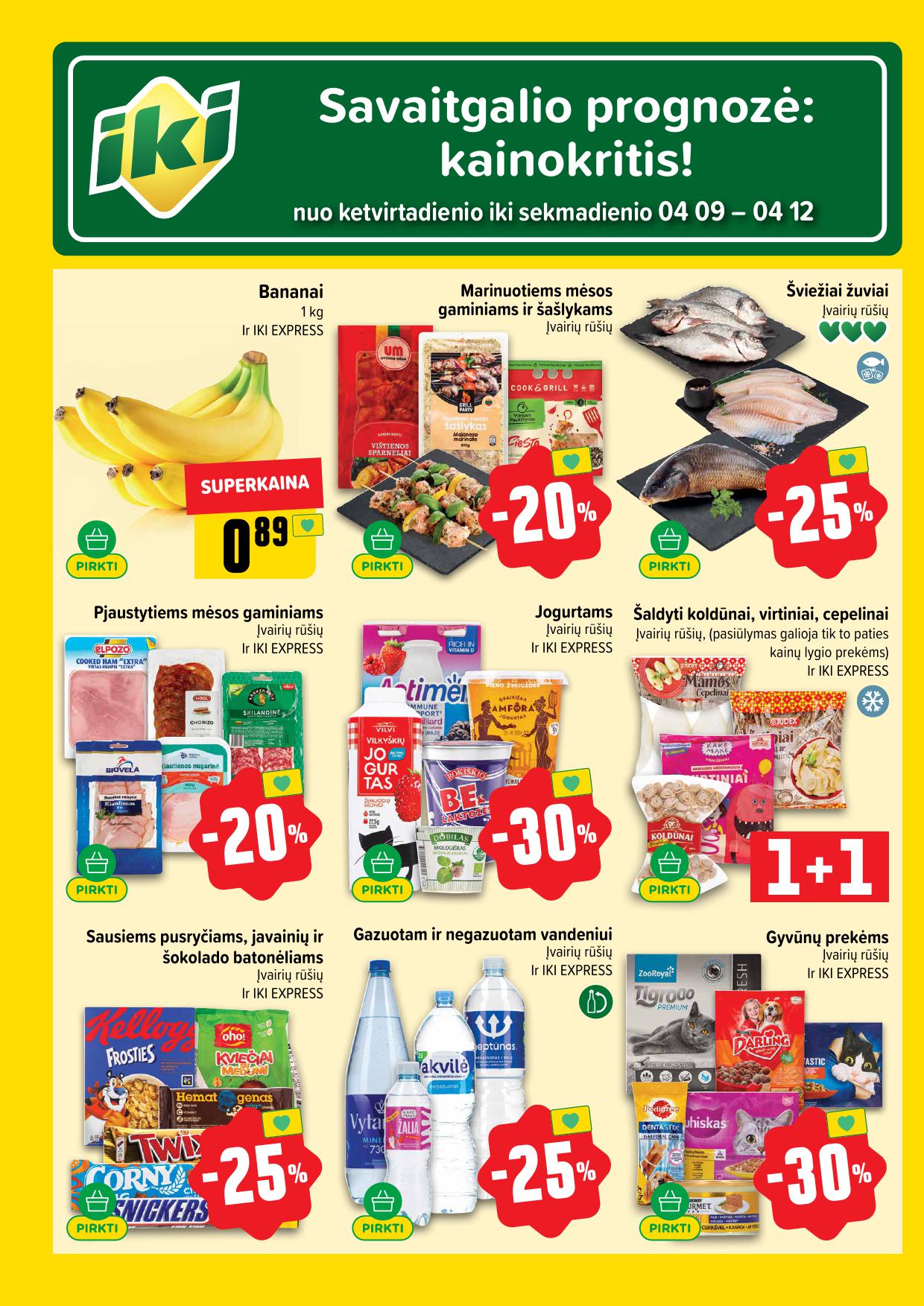 Naujausias IKI kaininis katalogas 2026.04.06 - 2026.04.12