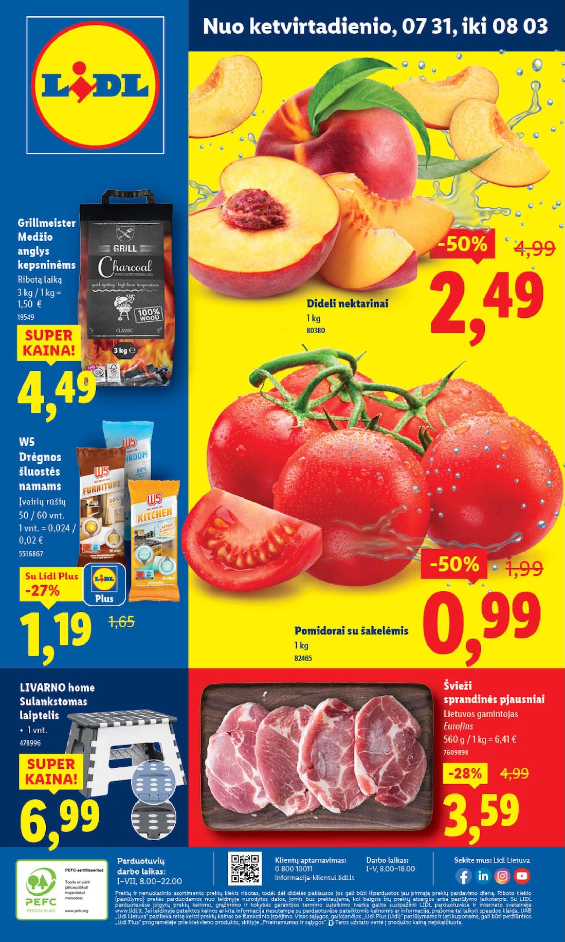 Naujausias LIDL kaininis katalogas 2025.07.28 - 2025.08.03