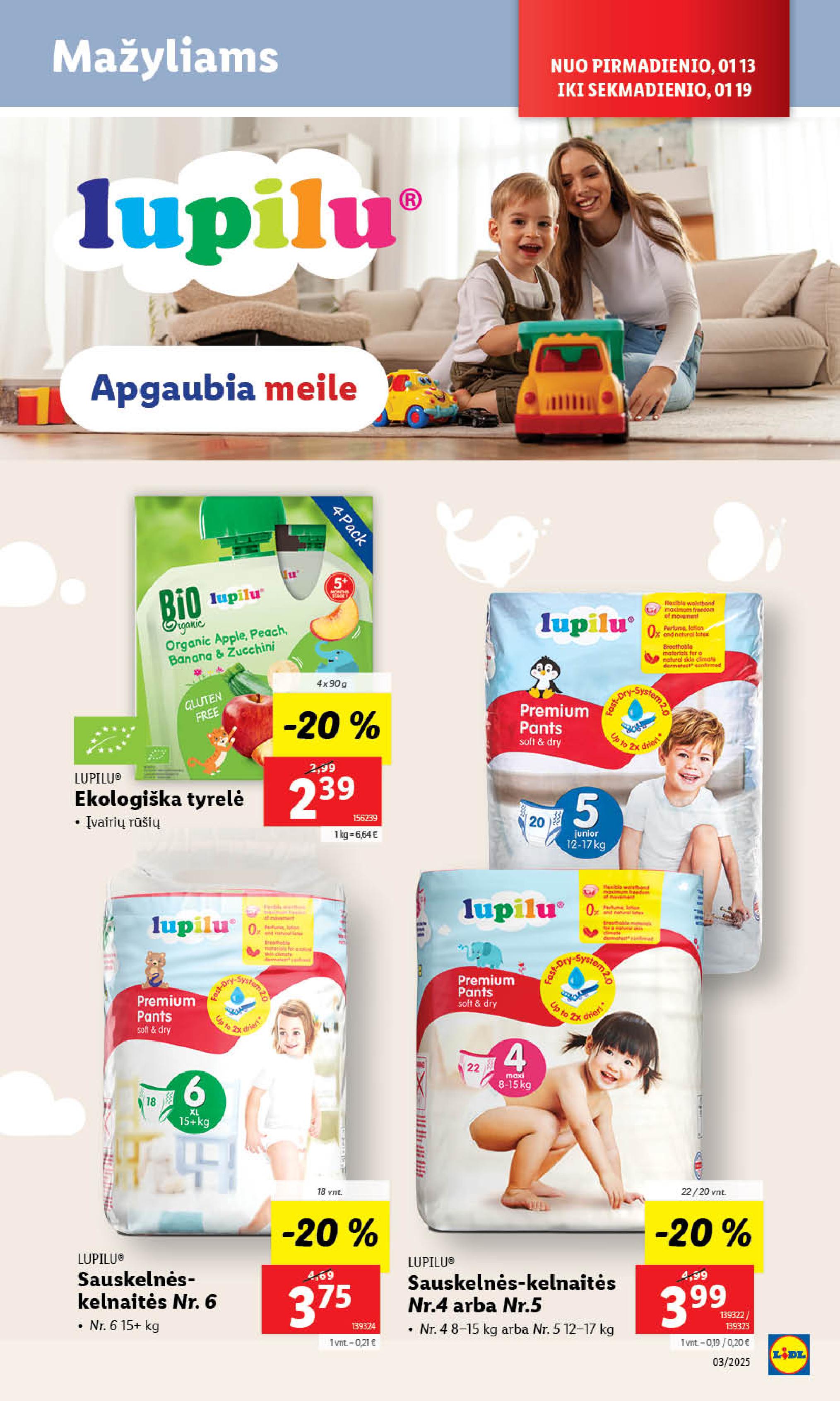 Naujausias LIDL kaininis katalogas 2025.01.13 - 2025.01.19