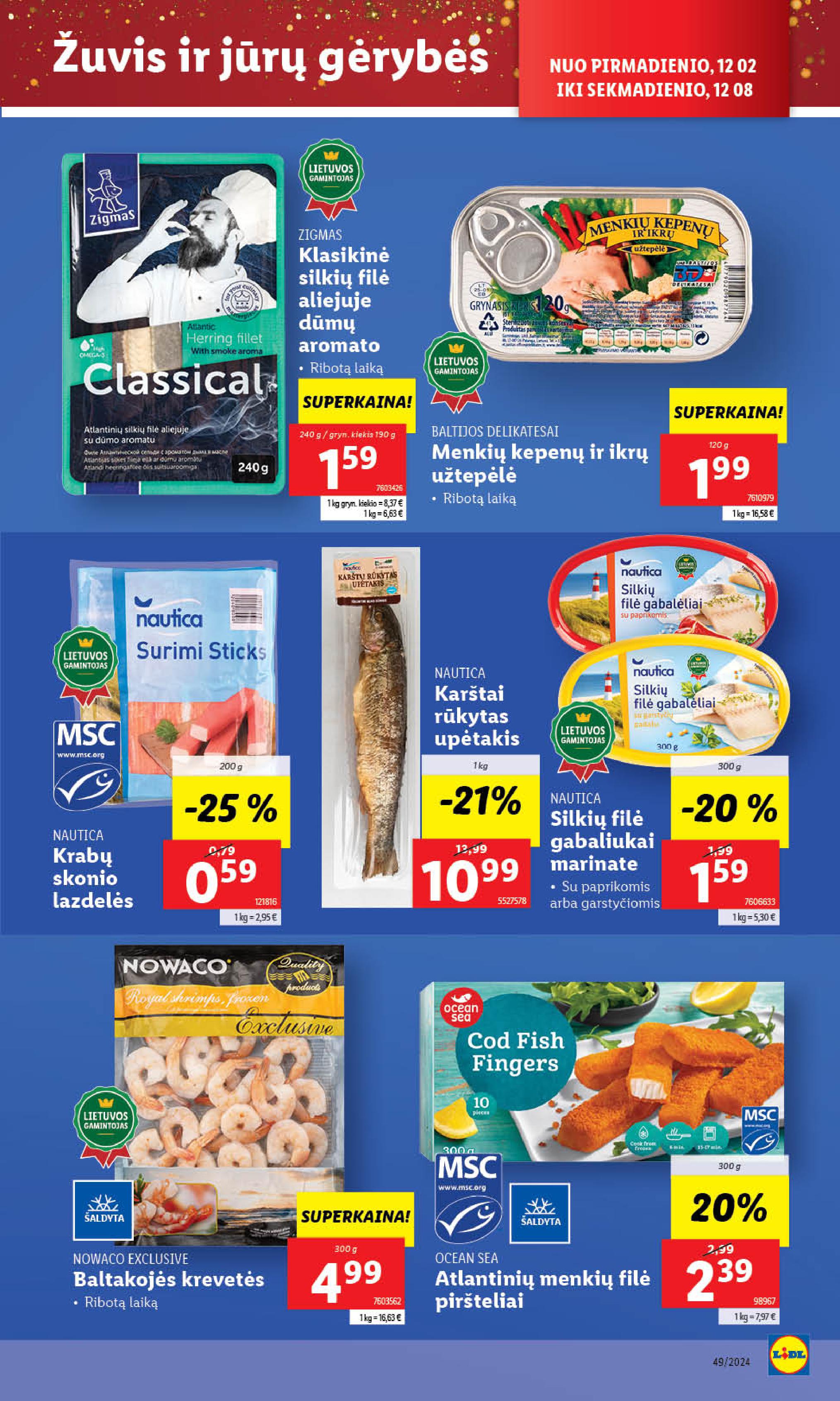 Naujausias LIDL kaininis katalogas 2024.12.02 - 2024.12.08