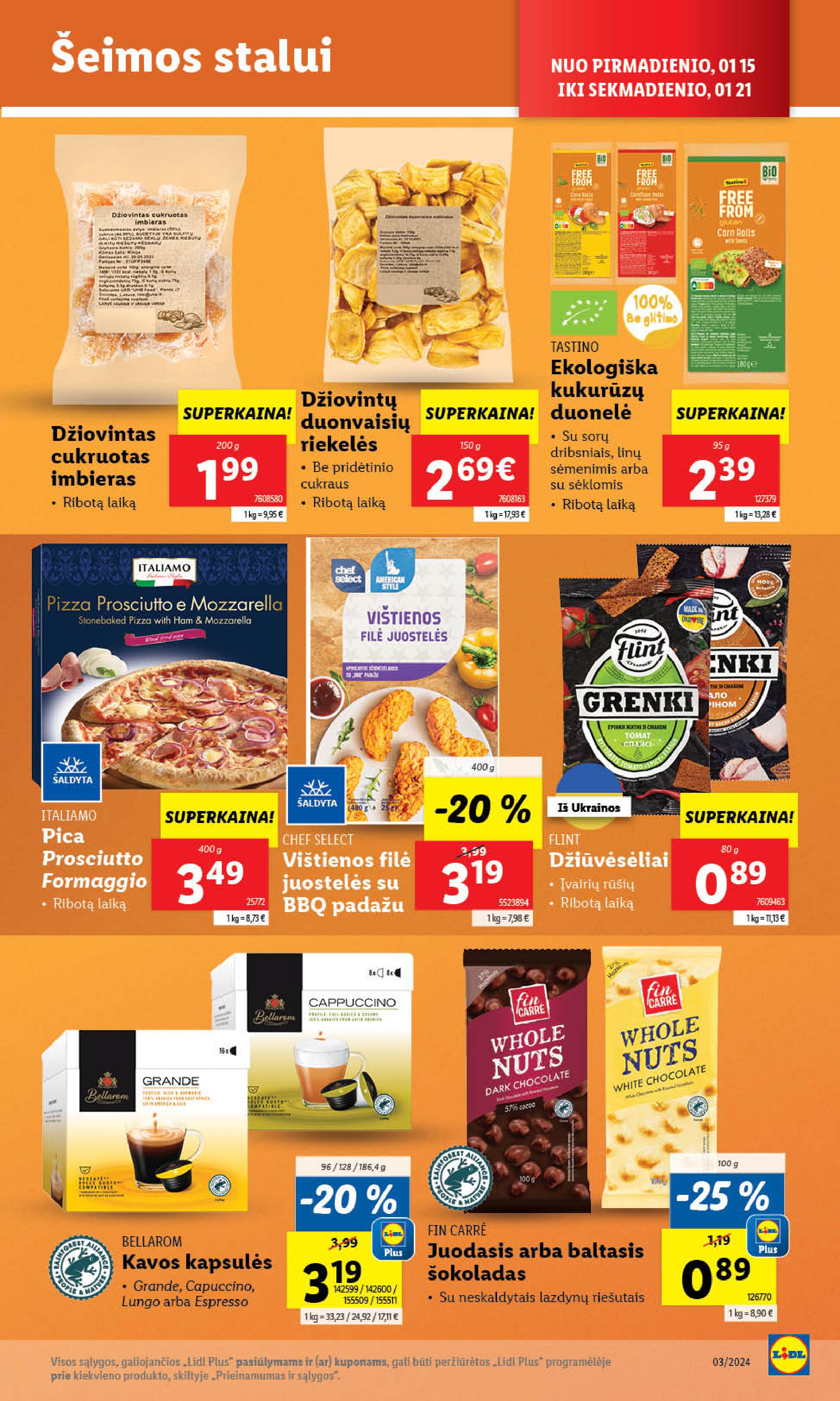 Naujausias LIDL kaininis katalogas 2024.01.15 - 2024.01.21