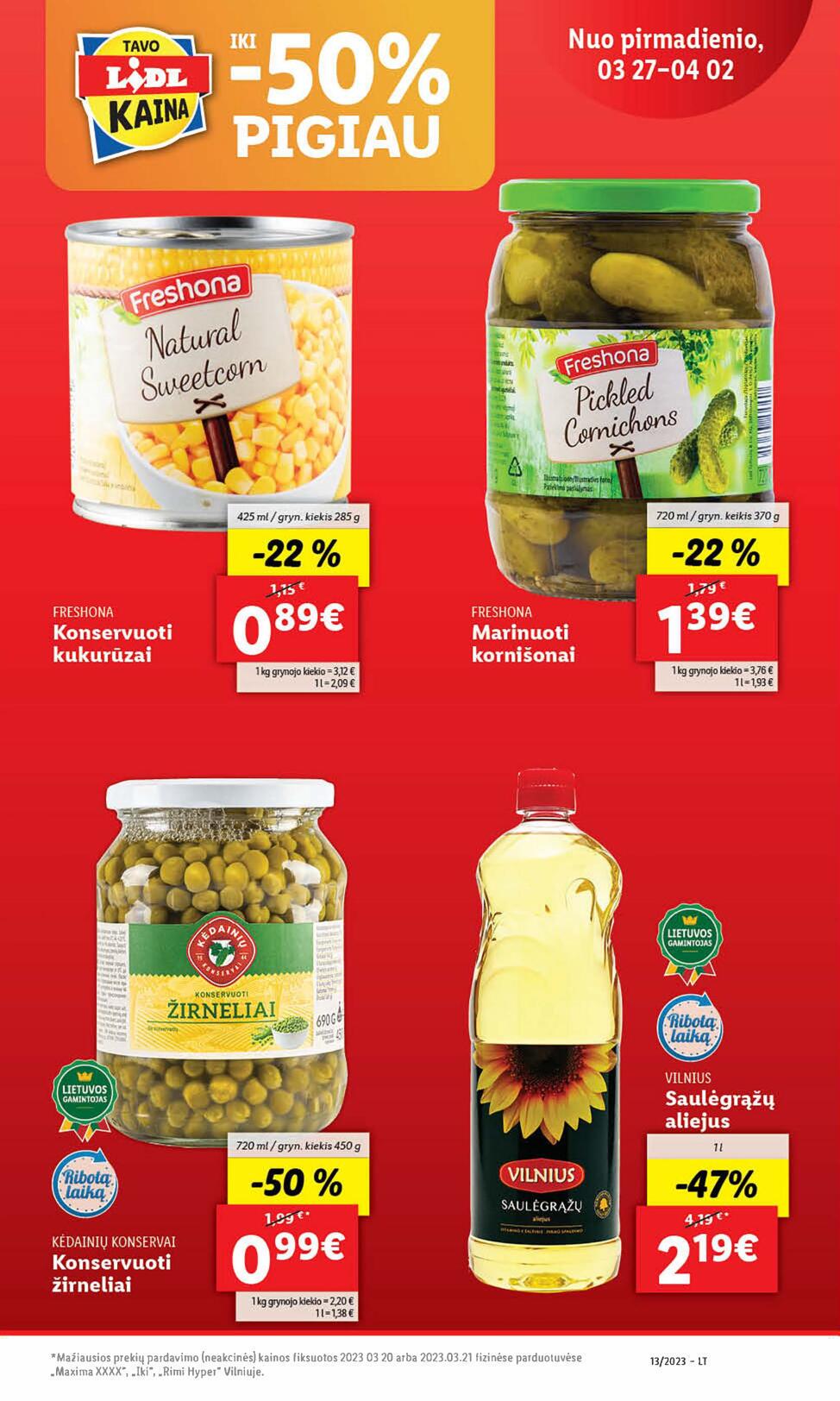 Naujausias LIDL kaininis katalogas 2023.03.16 - 2023.04.02