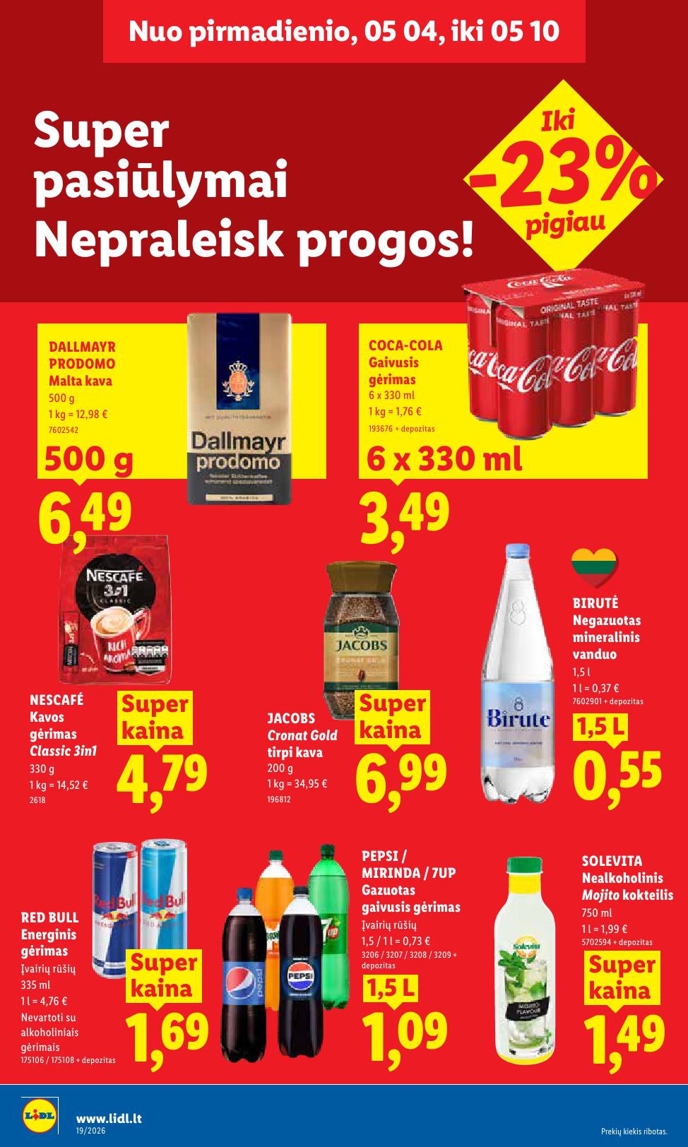 Naujausias LIDL kaininis katalogas 2026.05.04 - 2026.05.10