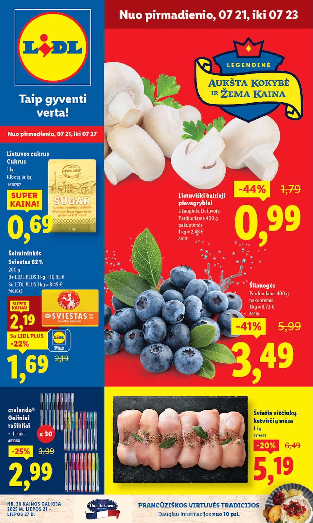 Naujausias LIDL kaininis katalogas 2025.07.21 - 2025.07.27
