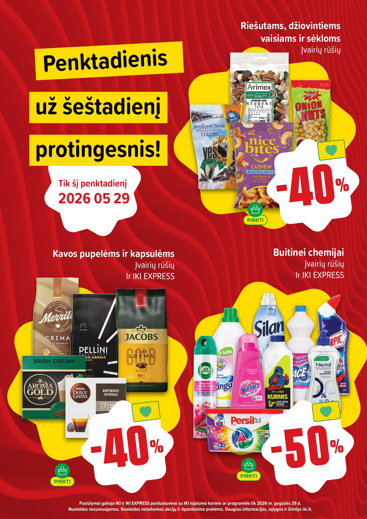 Naujausias IKI kaininis katalogas 2026.05.25 - 2026.05.31