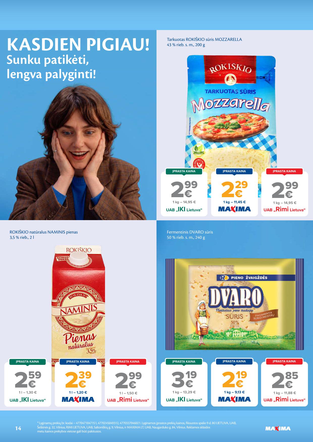 Naujausias MAXIMA kaininis katalogas 2026.10.20 - 2026.10.26