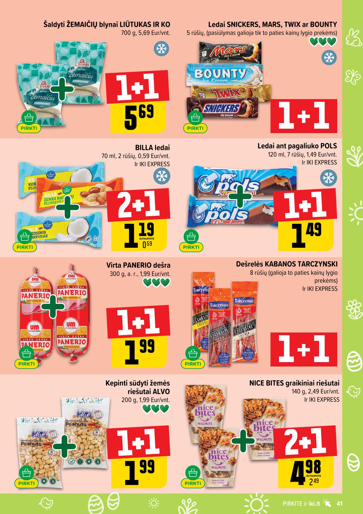 Naujausias IKI kaininis katalogas 2026.03.16 - 2026.03.22