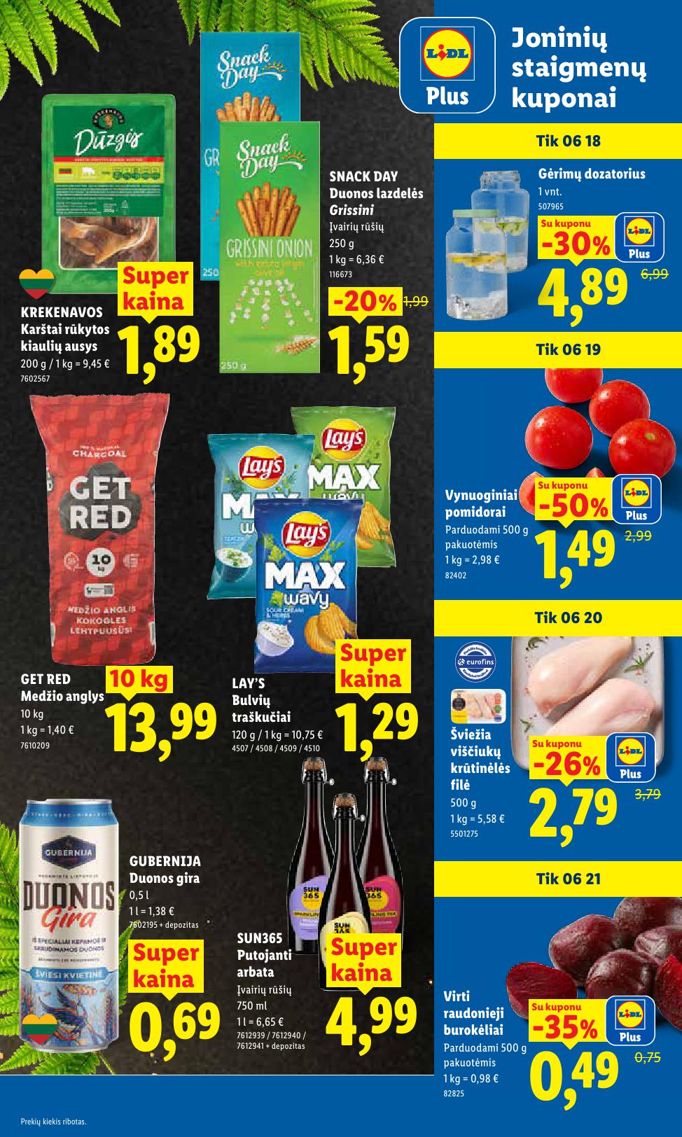 Naujausias LIDL kaininis katalogas 2026.06.15 - 2026.06.21