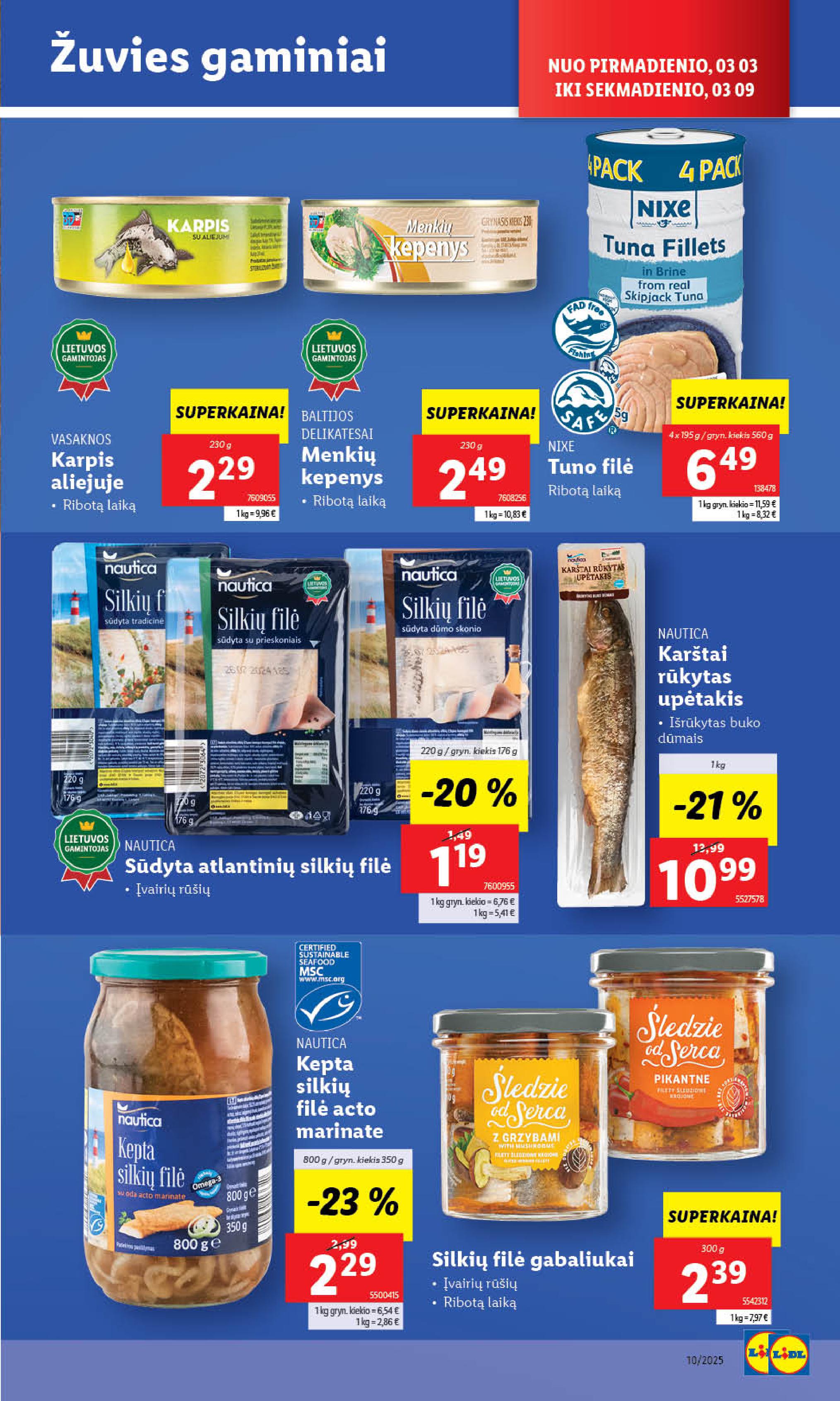 Naujausias LIDL kaininis katalogas 2025.03.03 - 2025.03.09