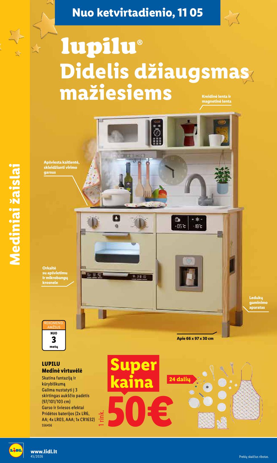 LIDL ne maisto prekių leidinys 2026.11.02 - 2026.11.08