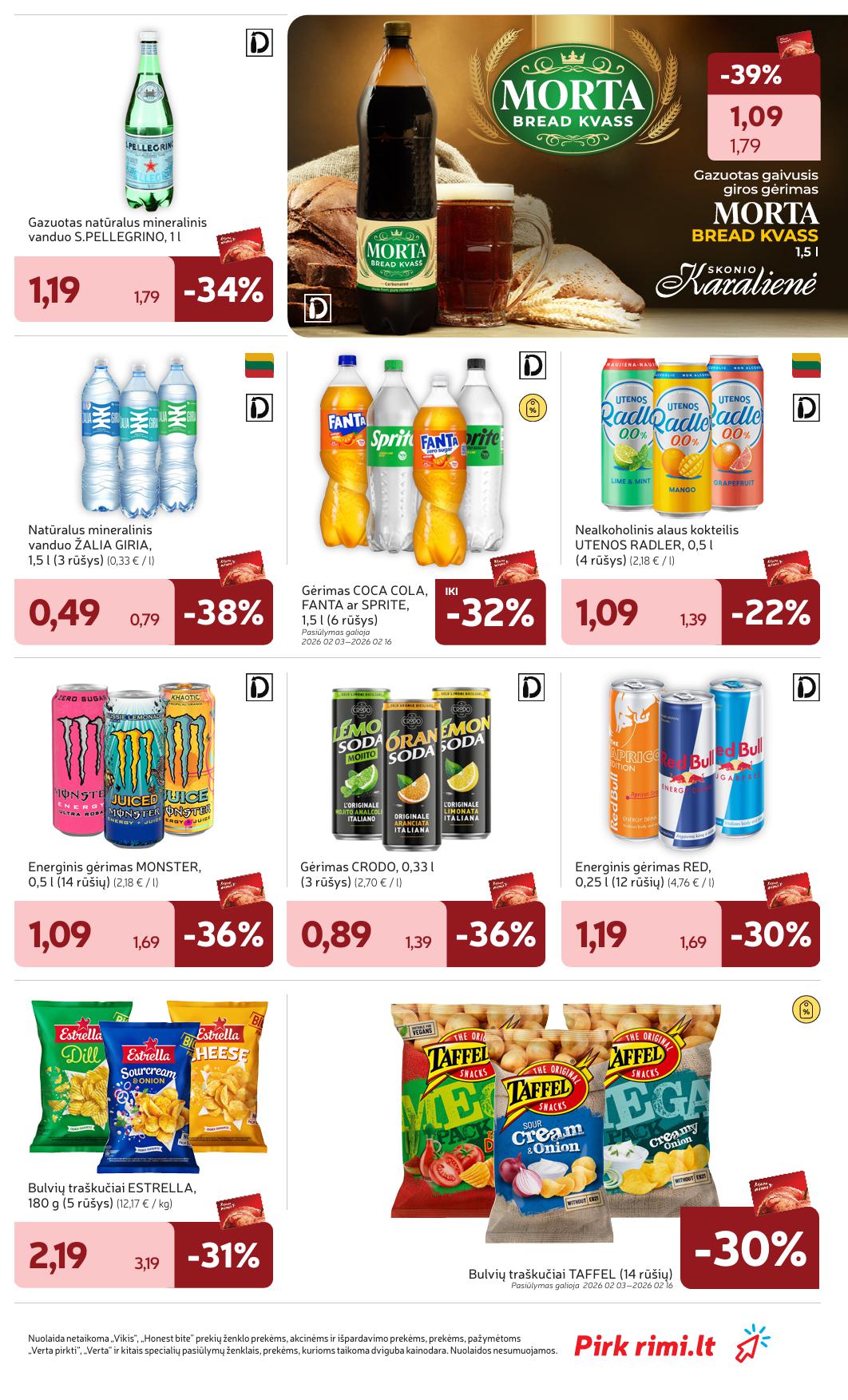 Naujausias RIMI kaininis katalogas 2026.02.10 - 2026.02.16