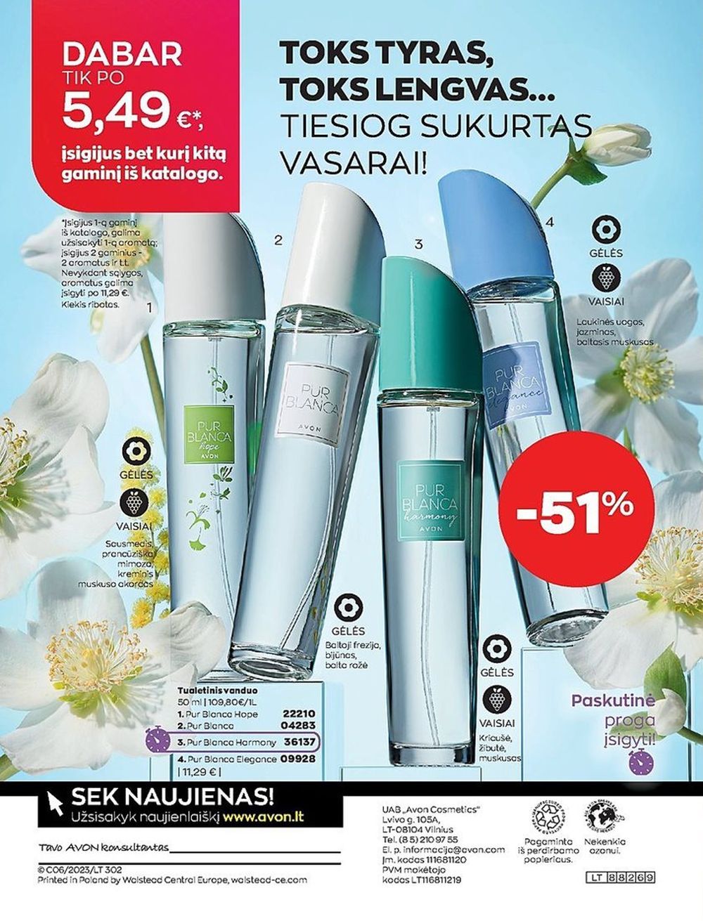 Naujas AVON katalogas galioja 2023.06.01 - 2023.06.30