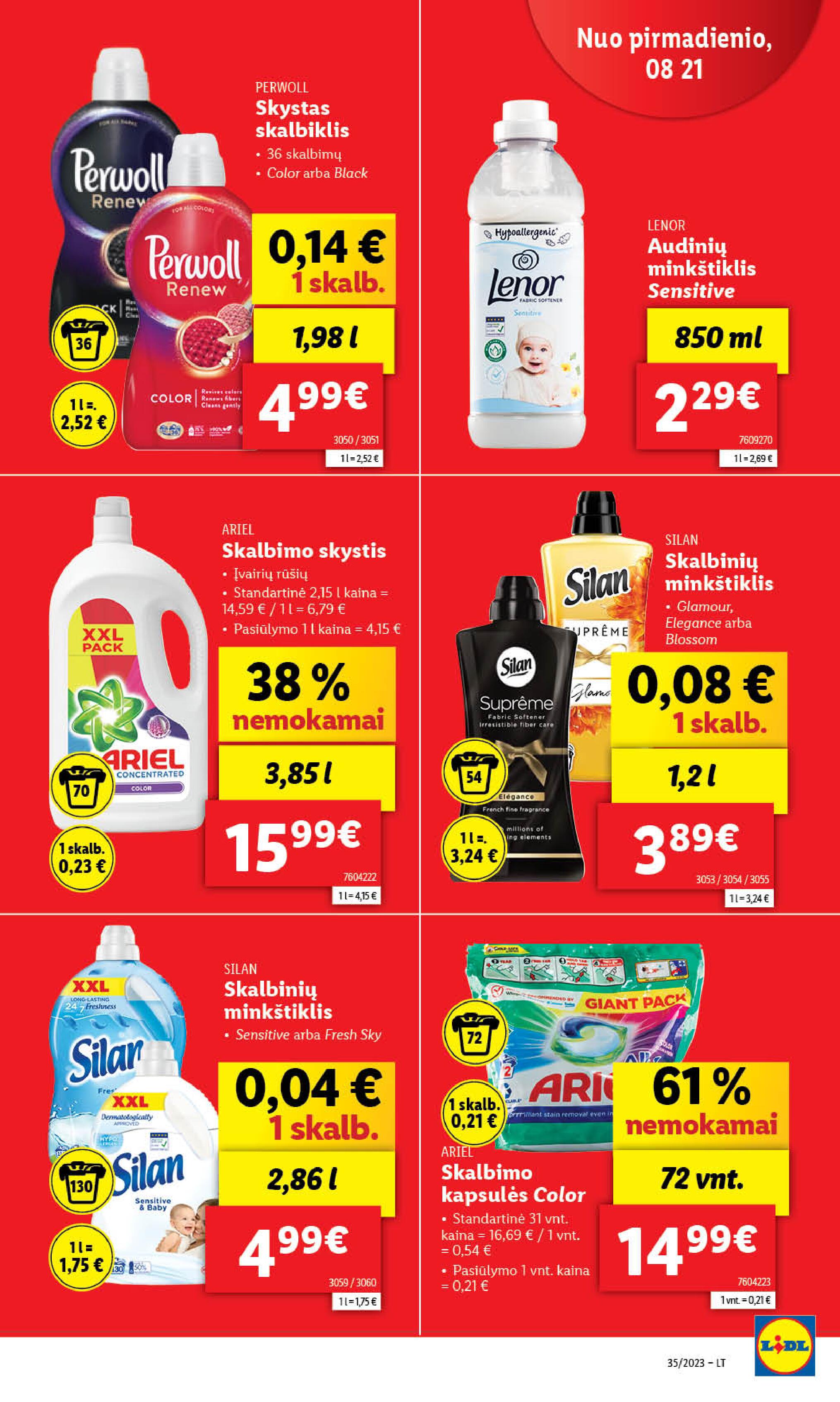 Naujausias LIDL kaininis katalogas 2023.08.28 - 2023.09.03