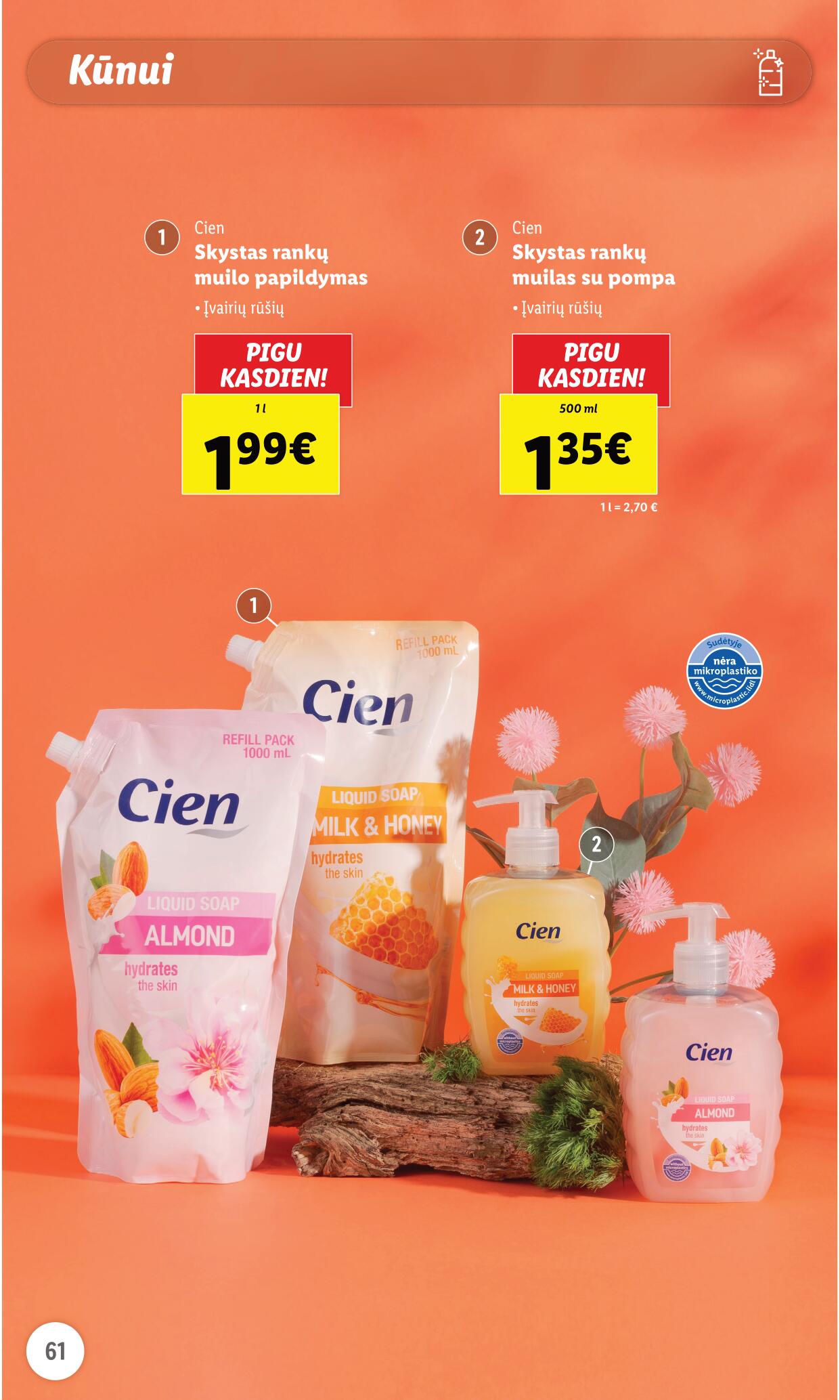 LIDL prekių katalogas "Grožio festivalis" galioja nuo 2023.05.01