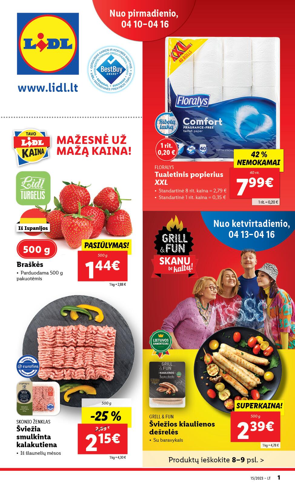 Naujausias LIDL kaininis katalogas 2023.04.10 - 2023.04.16