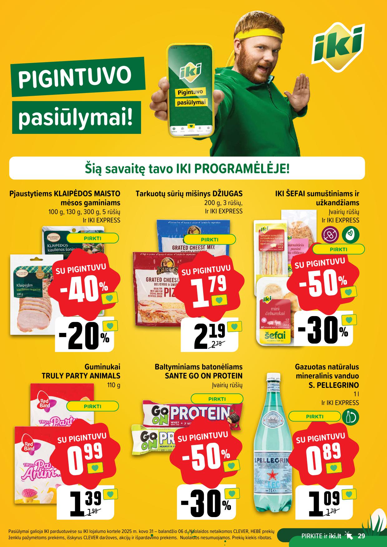 Naujausias IKI kaininis katalogas 2025.03.31 - 2025.04.06