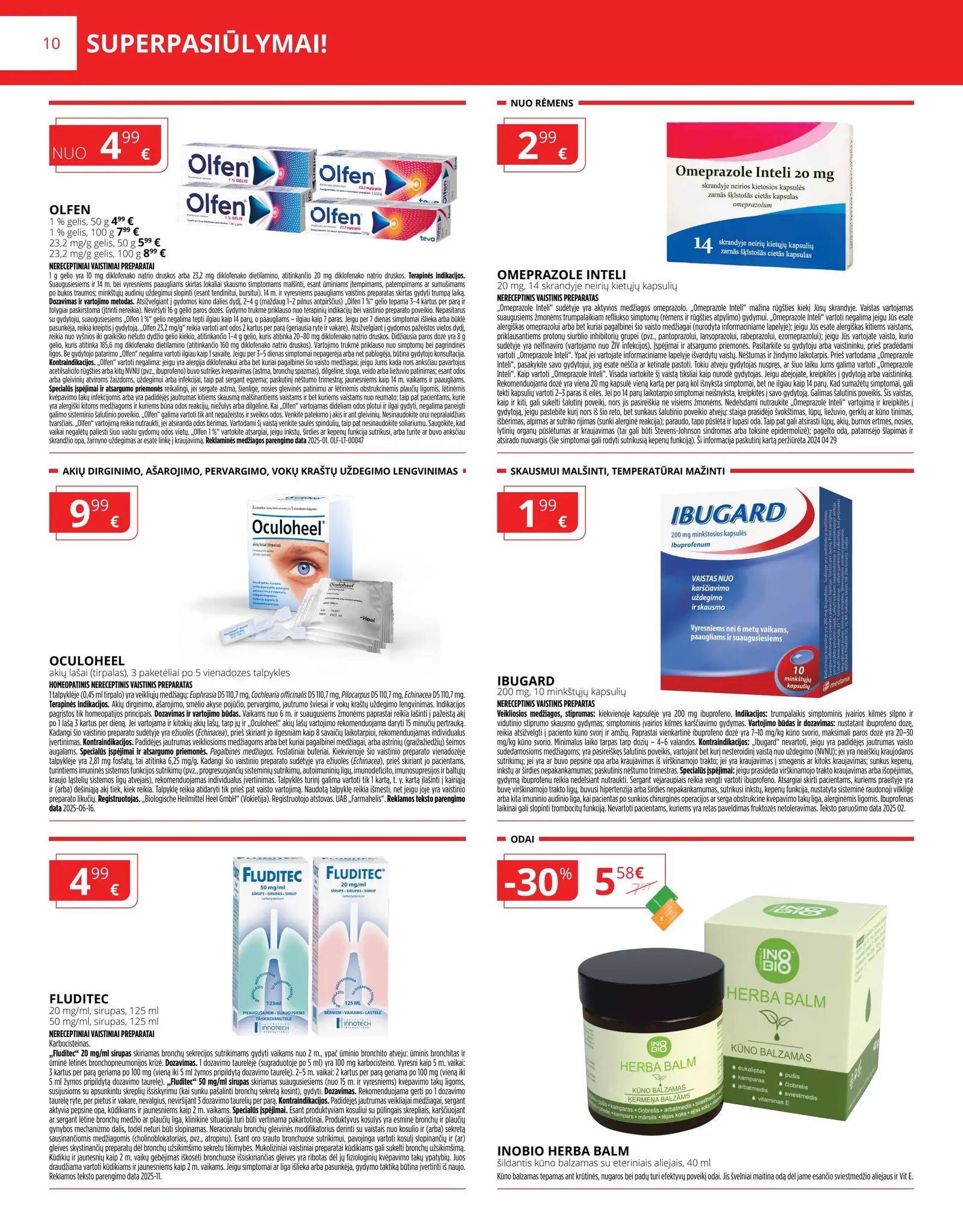 GINTARINĖS vaistinės akcijų ir nuolaidų leidinys 2026.02.01 - 2026.02.28