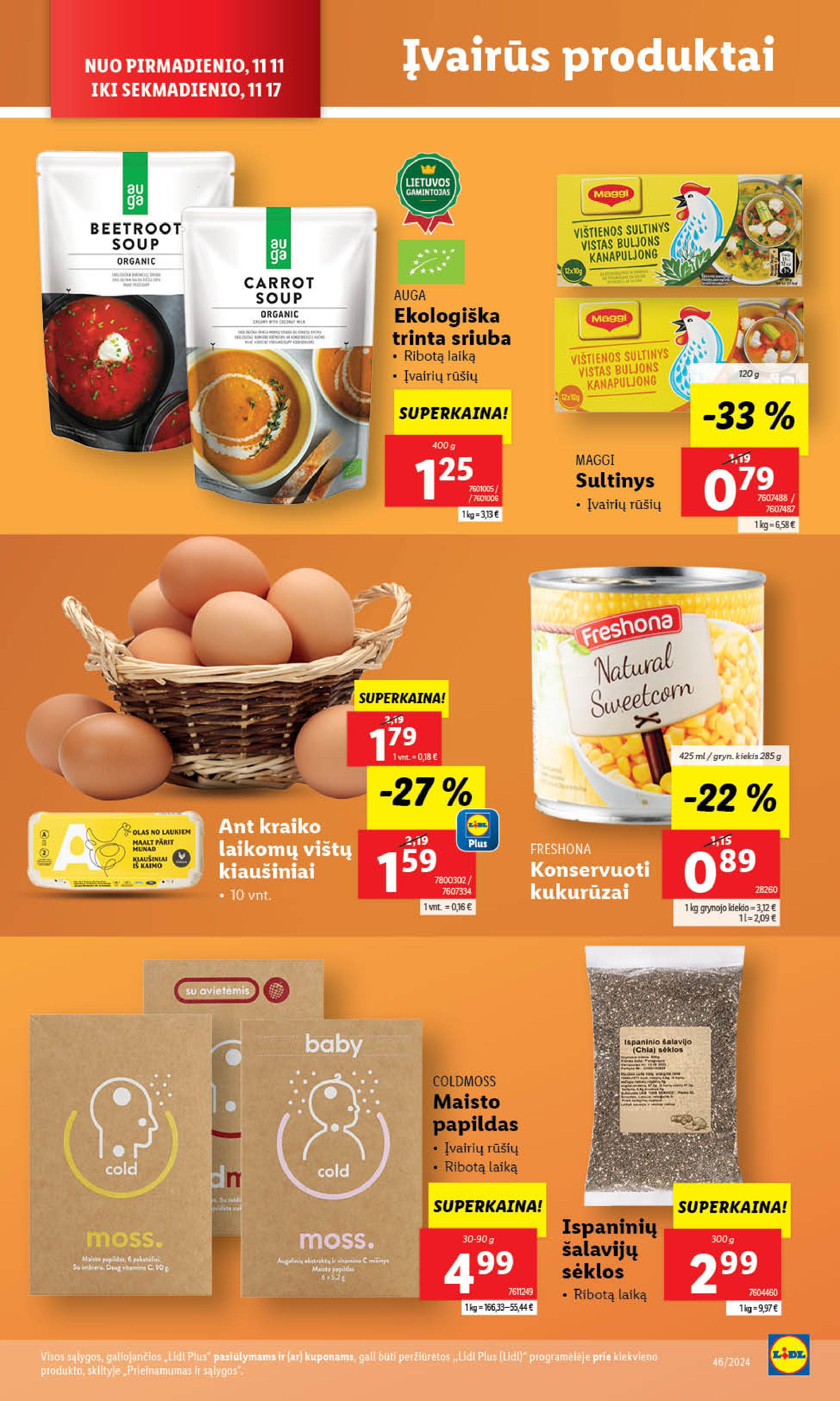 Naujausias LIDL kaininis katalogas 2024.11.11 - 2024.11.17