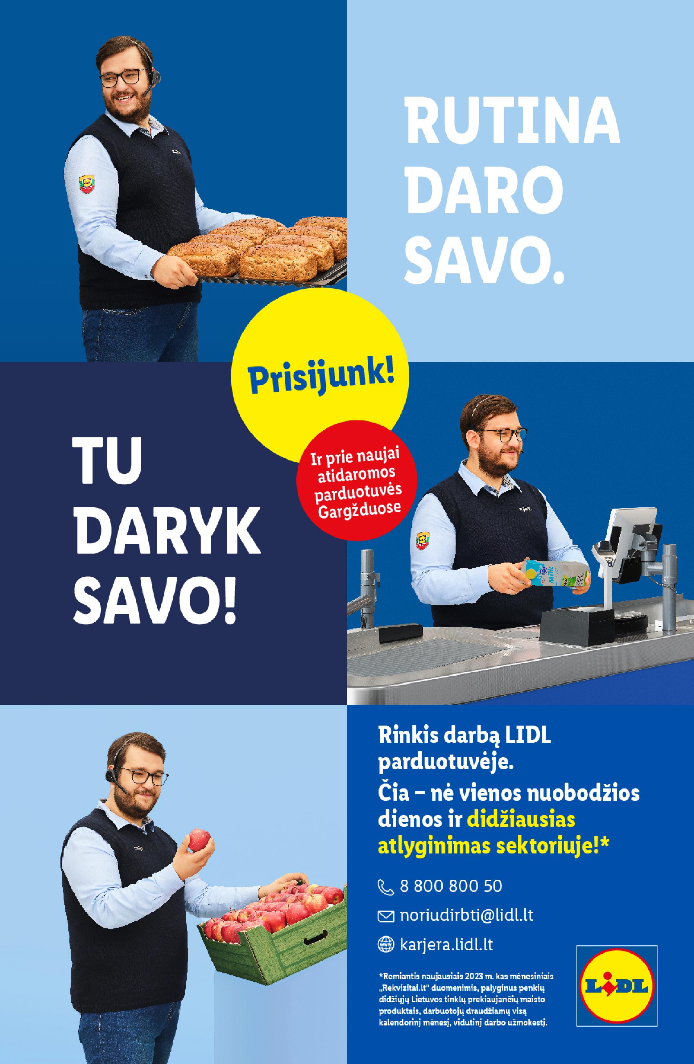 Naujausias LIDL kaininis katalogas 2023.11.06 - 2023.11.12