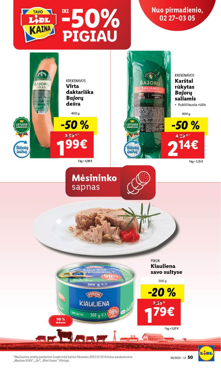 Naujausias LIDL kaininis katalogas 2023.02.27 - 2023.03.05