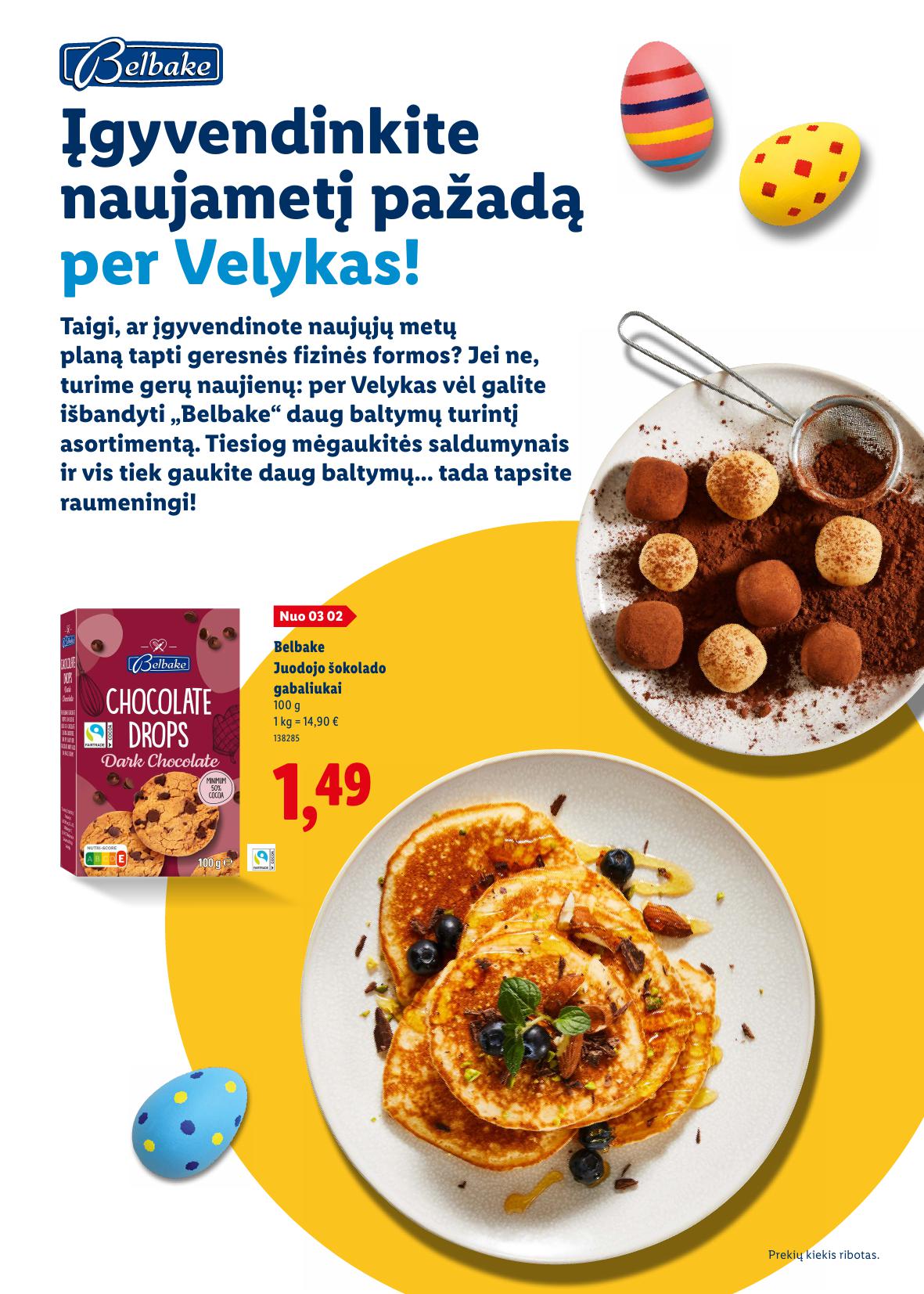 LIDL Velykinis katalogas "Velykos pilnos džiaugsmo"