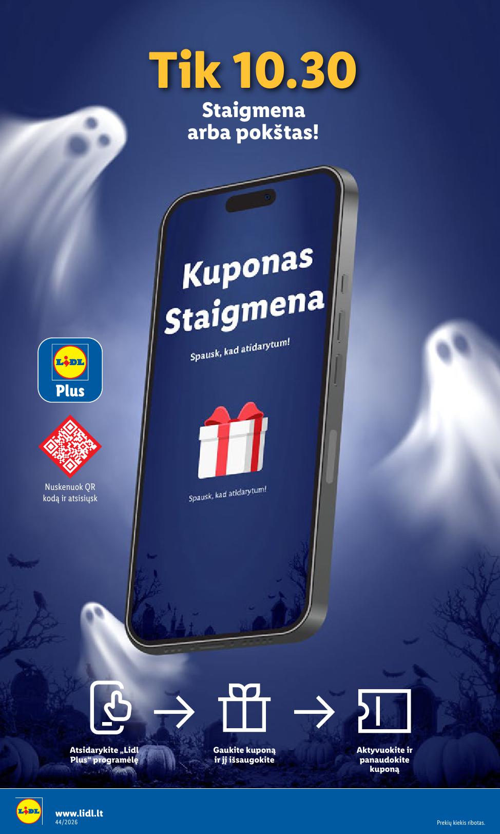 Naujausias LIDL kaininis katalogas 2026.10.26 - 2026.11.01