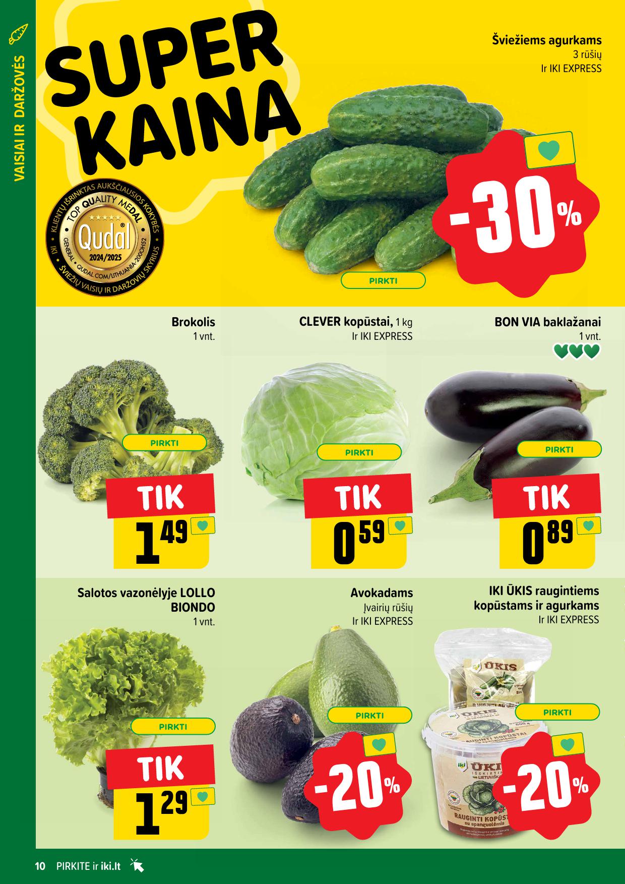 Naujausias IKI kaininis katalogas 2024.10.28 - 2024.11.03