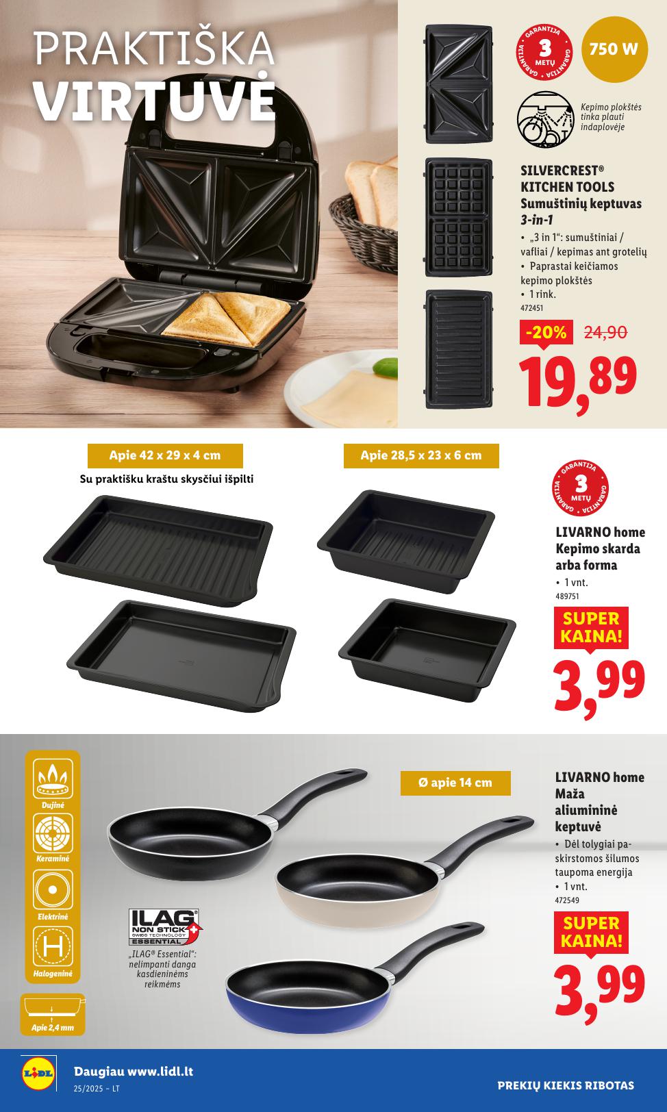 LIDL ne maisto prekių leidinys 2025.06.16 - 2025.06.22