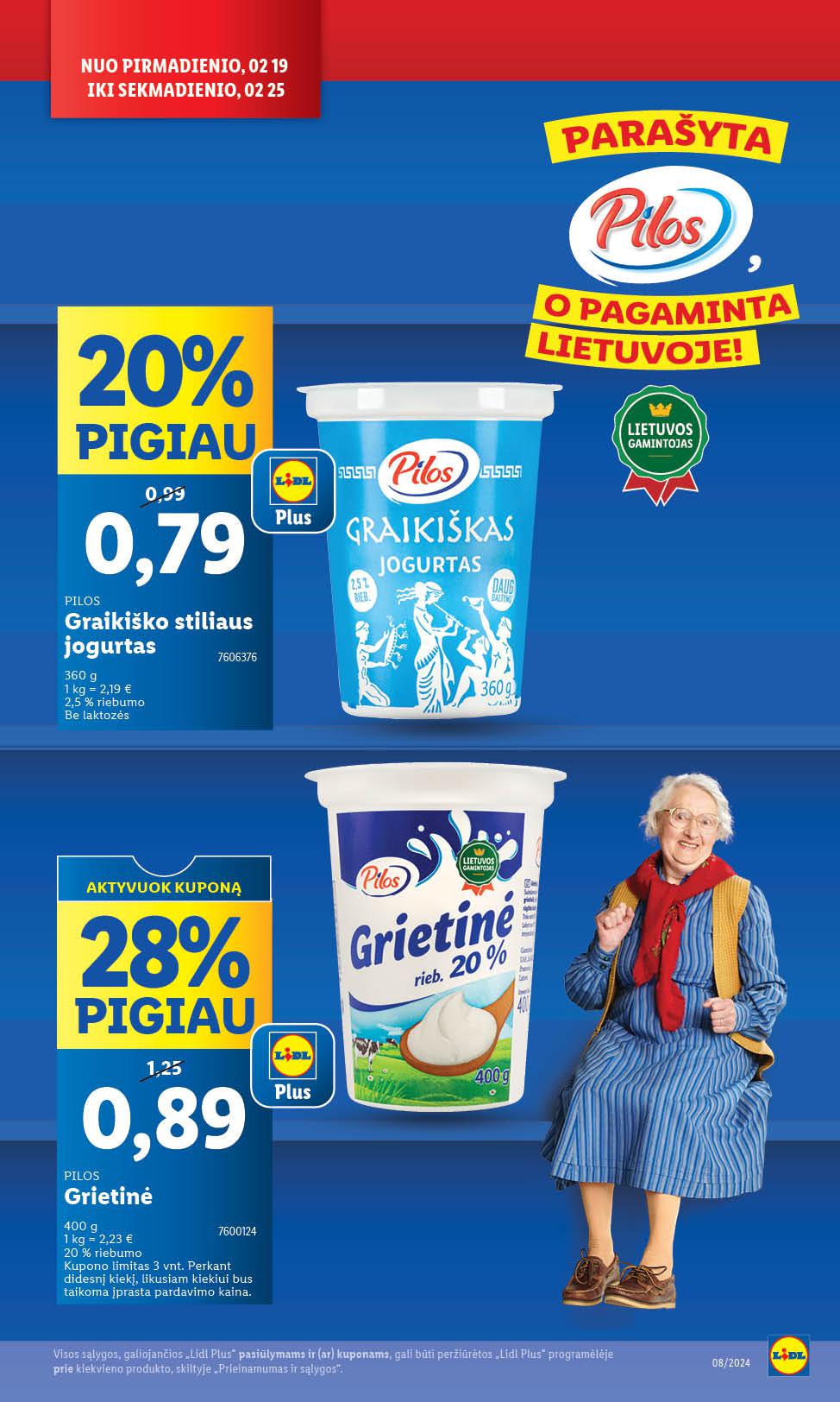 Naujausias LIDL kaininis katalogas 2024.02.19 - 2024.02.25