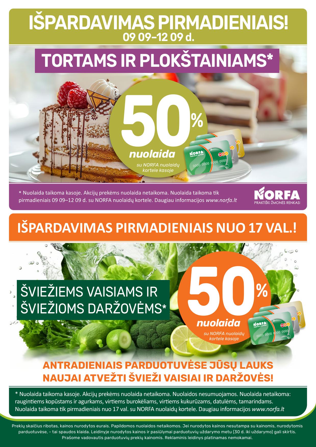 Naujausias NORFA kaininis katalogas 2024.10.31 - 2024.11.13
