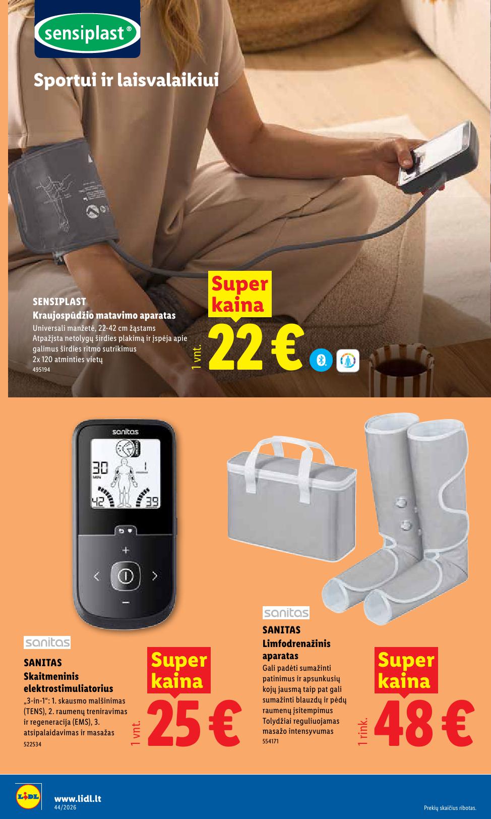 LIDL ne maisto prekių leidinys 2026.10.26 - 2026.11.01