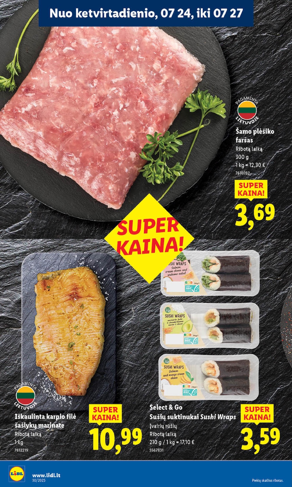 Naujausias LIDL kaininis katalogas 2025.07.21 - 2025.07.27
