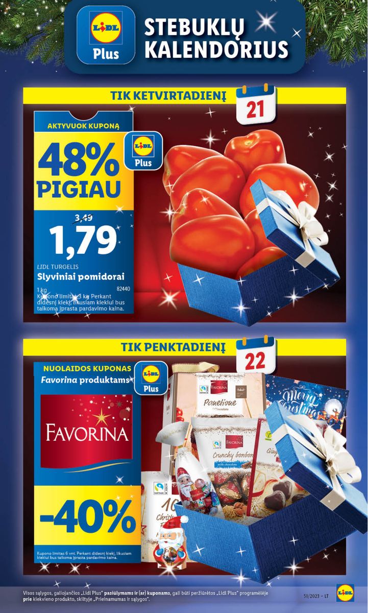 Naujausias LIDL kaininis katalogas 2023.12.18 - 2023.12.24