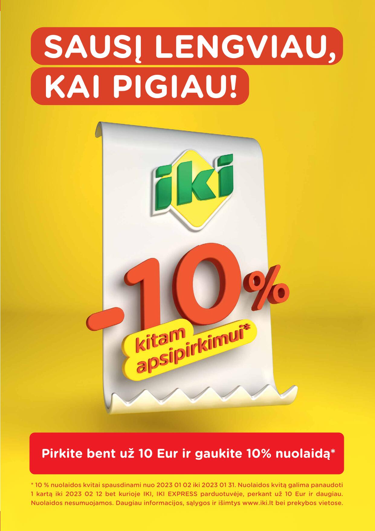 Naujausias IKI kaininis katalogas 2023.01.02 - 2023.01.08