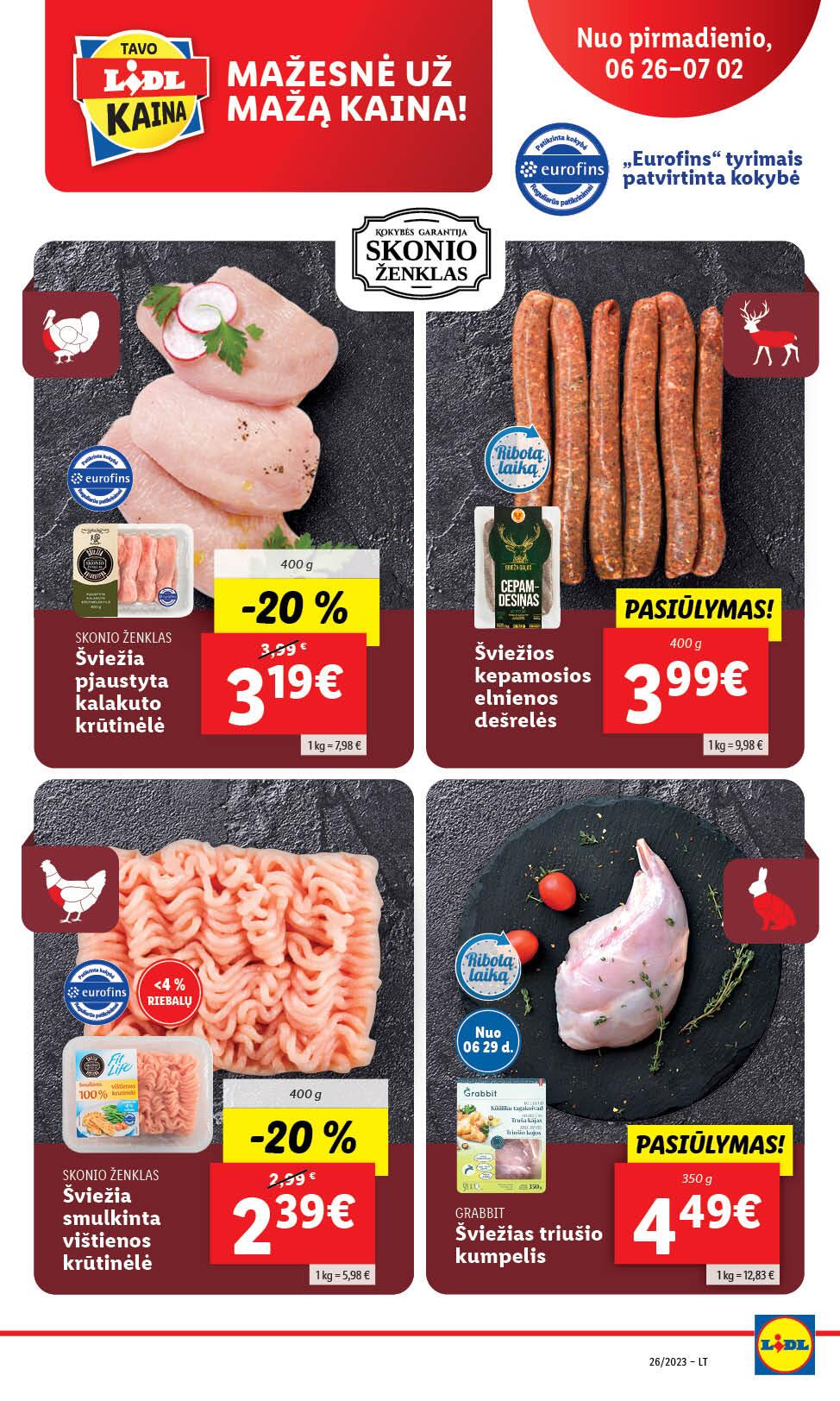Naujausias LIDL kaininis katalogas 2023.06.26 - 2023.07.02