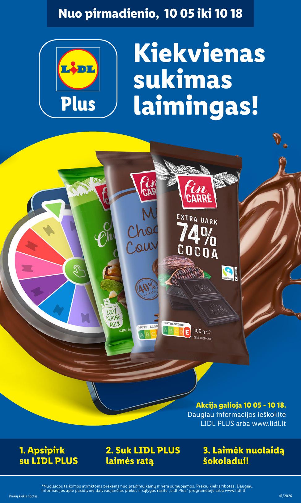 Naujausias LIDL kaininis katalogas 2026.10.05 - 2026.10.11