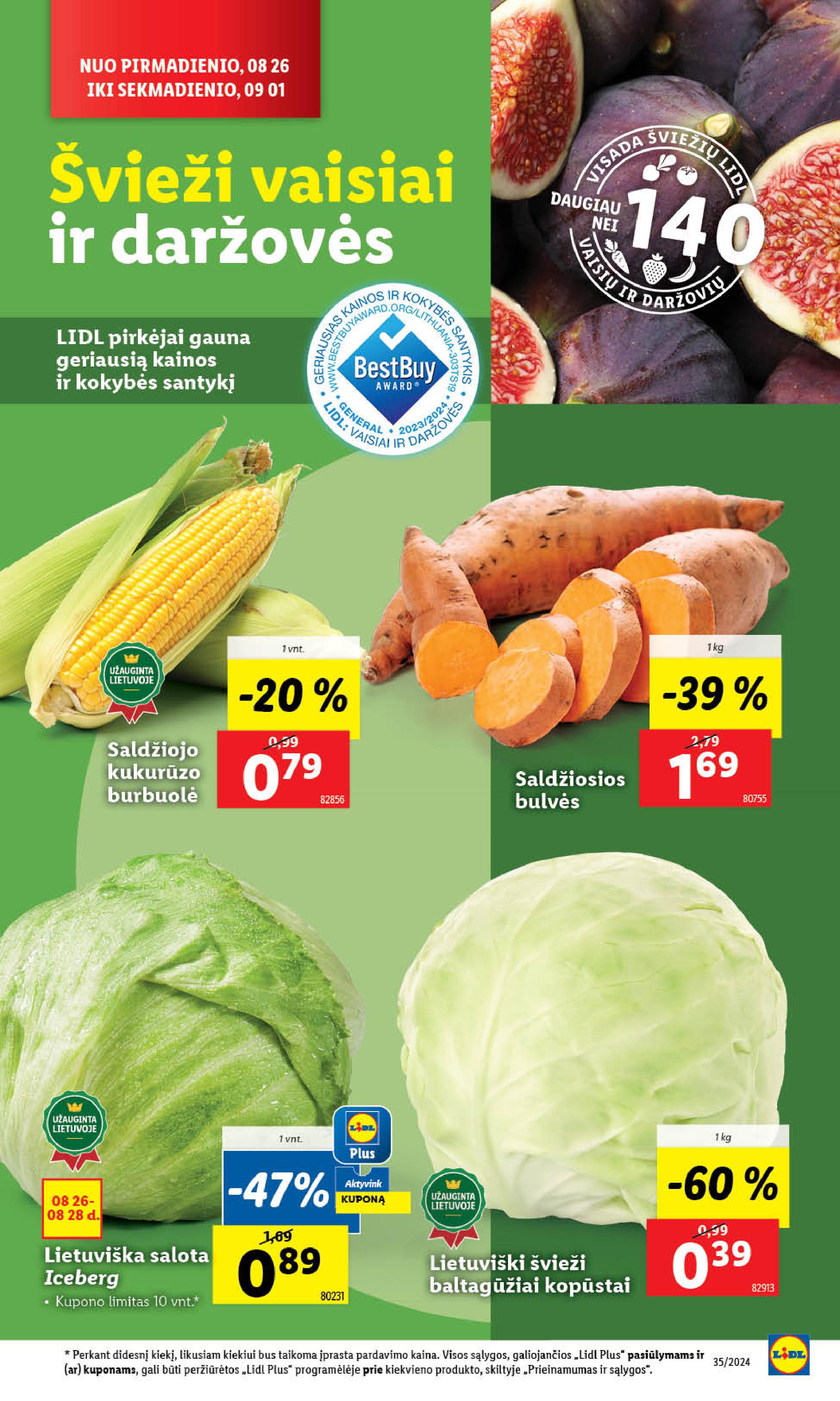 Naujausias LIDL kaininis katalogas 2024.08.26 - 2024.09.01