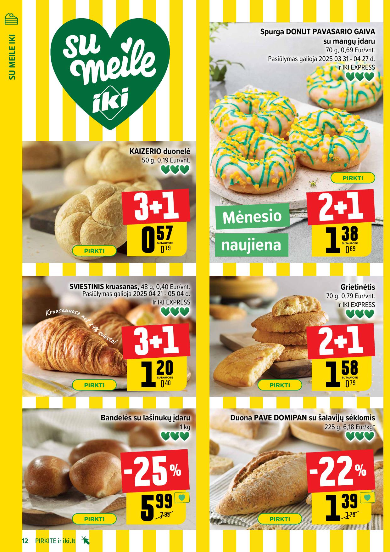 Naujausias IKI kaininis katalogas 2025.04.21 - 2025.04.27
